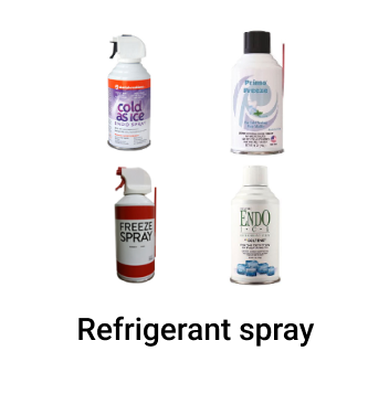 Refrigerant spray