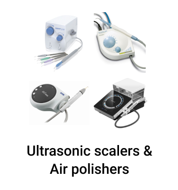 Ultrasonic scalers, Air polishers & accessories