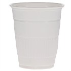 Aira 5oz Plastic Drinking Cups, White, 1000/Pk