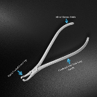 AR Instrumed Direct Bond Remover Angled Plier, Go