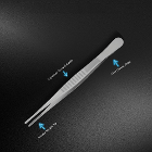 AR Instrumed 6" Stainless Steel Debakey Tissue Cu