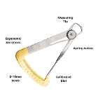 Artman Instruments Iwanson Crown Caliper, Golden,