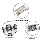 Artman Instruments Rubber Dam Clamps, Black Matte