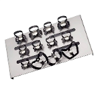 Artman Instruments Rubber Dam Clamps, Black Matte