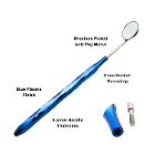 Artman Instruments Dental Mirror, Blue, 5/Pk