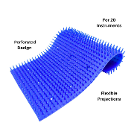 Artman Instruments 7 x 11" Silicone Pin Mat, Blue