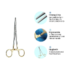 Artman Instruments 6" Stainless Steel Hemostat Mo