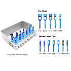 Artman Instruments Dental Trephine Set, 12/Pk