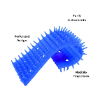 Artman Instruments 2.5" x 7" Silicone Pin Mat, Bl