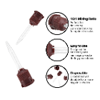 Artman Instruments Dental Mixing Tips, 4cm, Brown