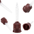 Artman Instruments Dental Mixing Tips, 4cm, Brown