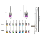 Artman Instruments Stainless Steel Implant Abutme