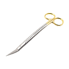 Artman Instruments 7" Dean Scissor, Double Curved