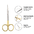 Artman Instruments 5" Stainless Steel Surgical Sc