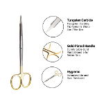 Artman Instruments 5" Stainless Steel Goldman Fox