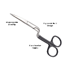Artman Instruments 6" Stainless Steel Surgical Sc
