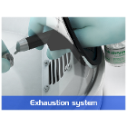 Bio-Art Bio-Chamber Blasters Dust Cabinet W/Exhau