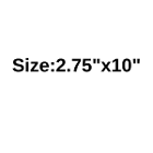 House Brand 2.75" x 10" Self-Sealing Paper/Blue F