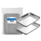 JMU 10.24" x 7.87" x 1.18" Flat Tray, 2/Pk