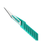 JMU #11 Disposable Scalpel, Green, Sterile, 10/Pk