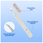 JMU #12 Disposable Sterile Scalpels, 10/Pk