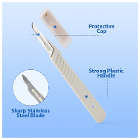 JMU #15 Disposable Sterile Scalpels, 10/Pk