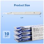 JMU #15 Disposable Sterile Scalpels, 10/Pk
