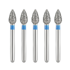 JMU Diamond Burs, FG #368-028M, Medium Grit, Foot