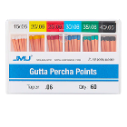 JMU Gutta Percha Points, #15-40, Taper Size 0.06,