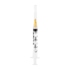 JMU 25 ga Irrigation syringe with Tips, Orange, N