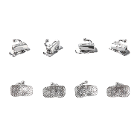 JMU Bondable 1st Molar Buccal Tubes, Roth 0.022, 
