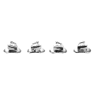 JMU Bondable 2nd Molar Buccal Tubes, Roth 0.018, 
