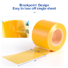 JMU 4" x 6" Barrier Film, Yellow, 1200/Sheets W/S