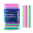 JMU 6" Disposable HVE Evacuator Tips, Assorted Co