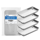 JMU 8.74" x 4.49" x 0.87" Flat Tray, 4/Pk