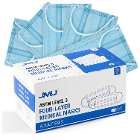 JMU ASTM Level 3 Medical Masks, Blue, Adult Size,