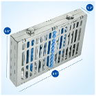 JMU Autoclave Sterilization Cassette for 10 Instr