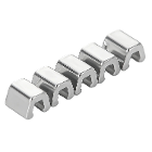 JMU Crimpable Split Stops, Universal, 10/Pk