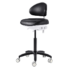 JMU Dental Doctor Stool, Black, 1/Pk