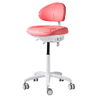 JMU Dental Doctor Stool, Pink, 1/Pk