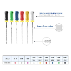 JMU Stainless Steel K-Files, 21mm, #15 White, 6/P