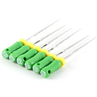 JMU Stainless Steel K-Files, 21mm, #35 Green, 6/P