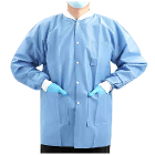 JMU Plus SMS Jacket, Small, Light Blue, 50/Pk