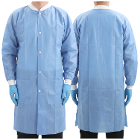 JMU Plus SMS Knee-Length Lab Coat, Large, Light B