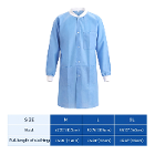 JMU Plus SMS Knee-Length Lab Coat, Large, Light B