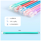 JMU PVC Saliva Ejector, Assorted Colors / Clear T