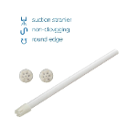 JMU PVC Saliva Ejector, White Tube / White Tip, 1