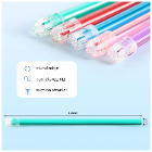JMU Saliva Ejector, Assorted Colors w/Clear Tip, 