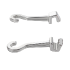 JMU Sliding Crimpable Hooks, Right, 5.4 mm, 10/Pk