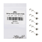 JMU Sliding Long Curved Crimpable Hooks, Left, 7 